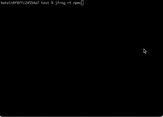 Setting npm repositories