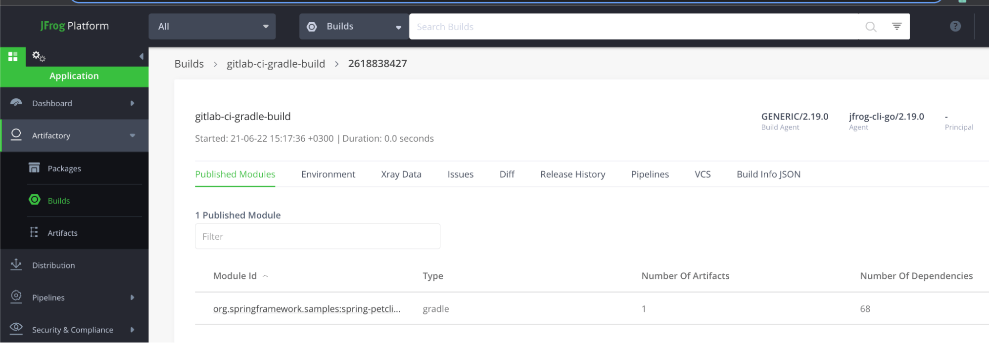 GitLab and Artifactory