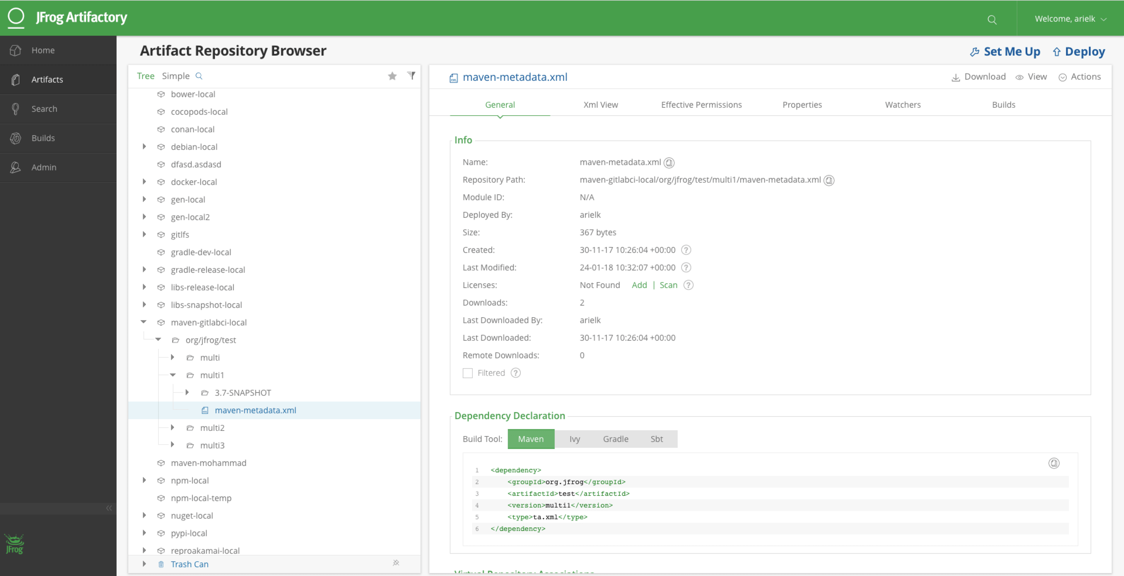 GitLab and Artifactory