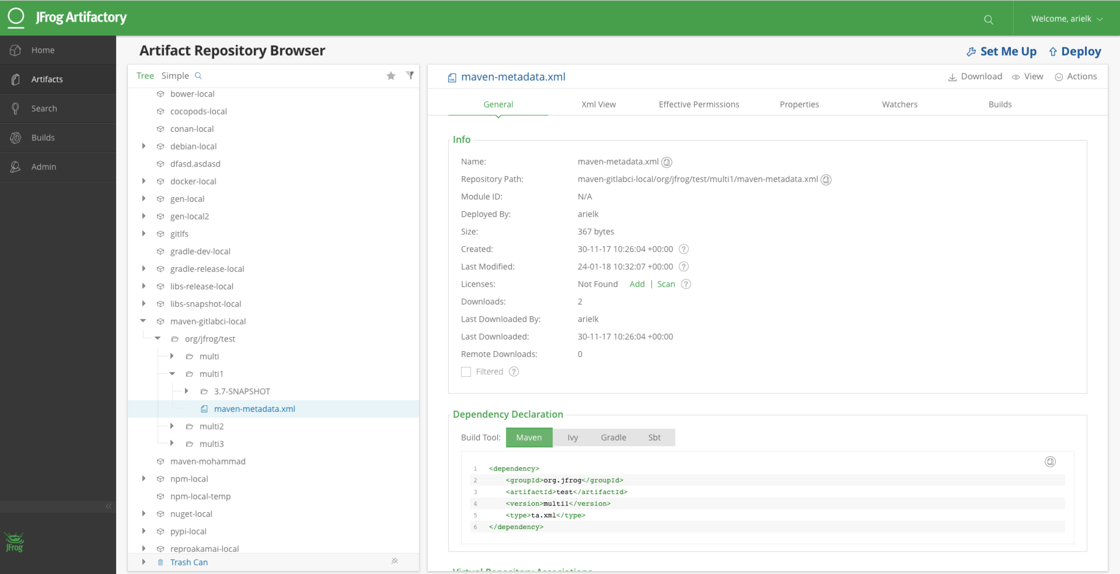 GitLab and Artifactory