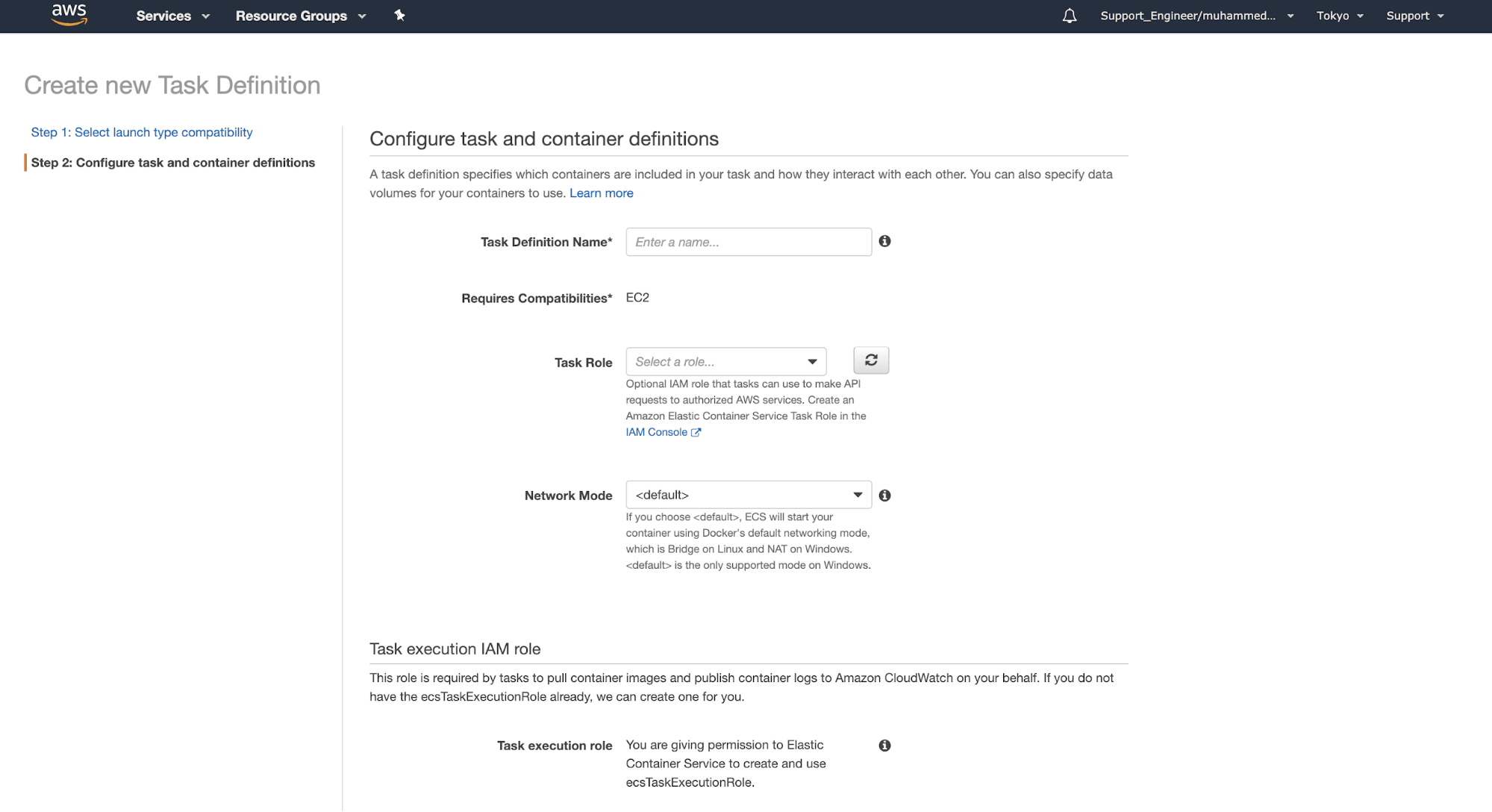 AWS::ECS::TaskDefinition