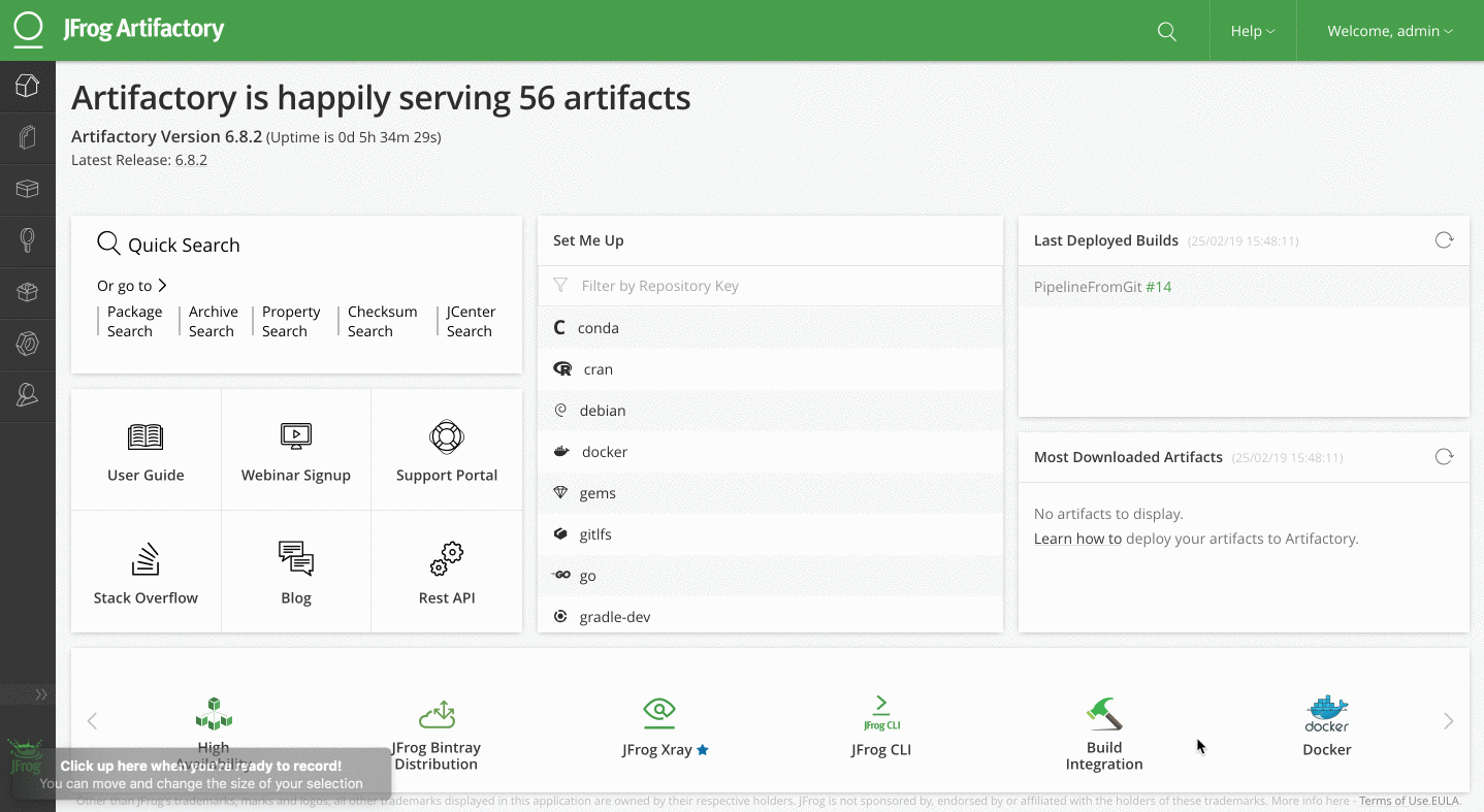JFrog Distribution Build