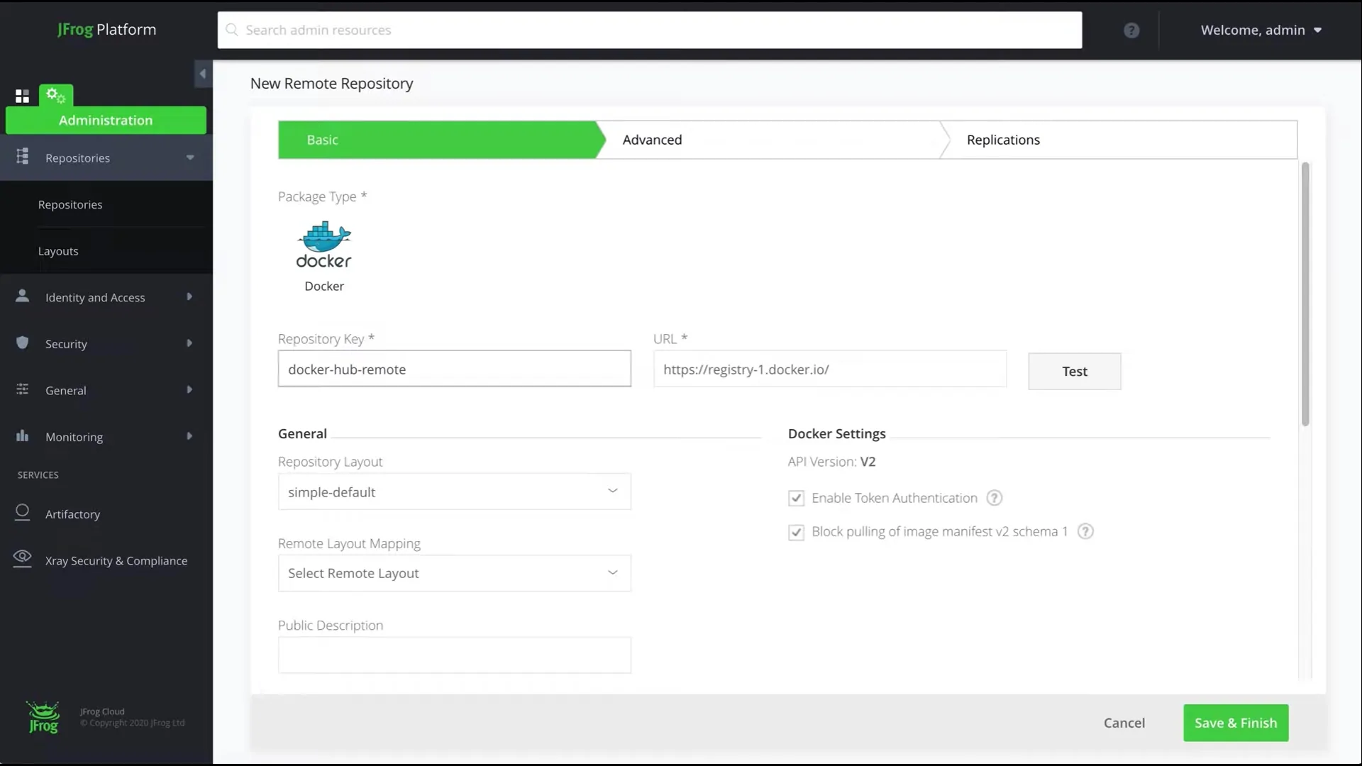 Add remote Docker repository