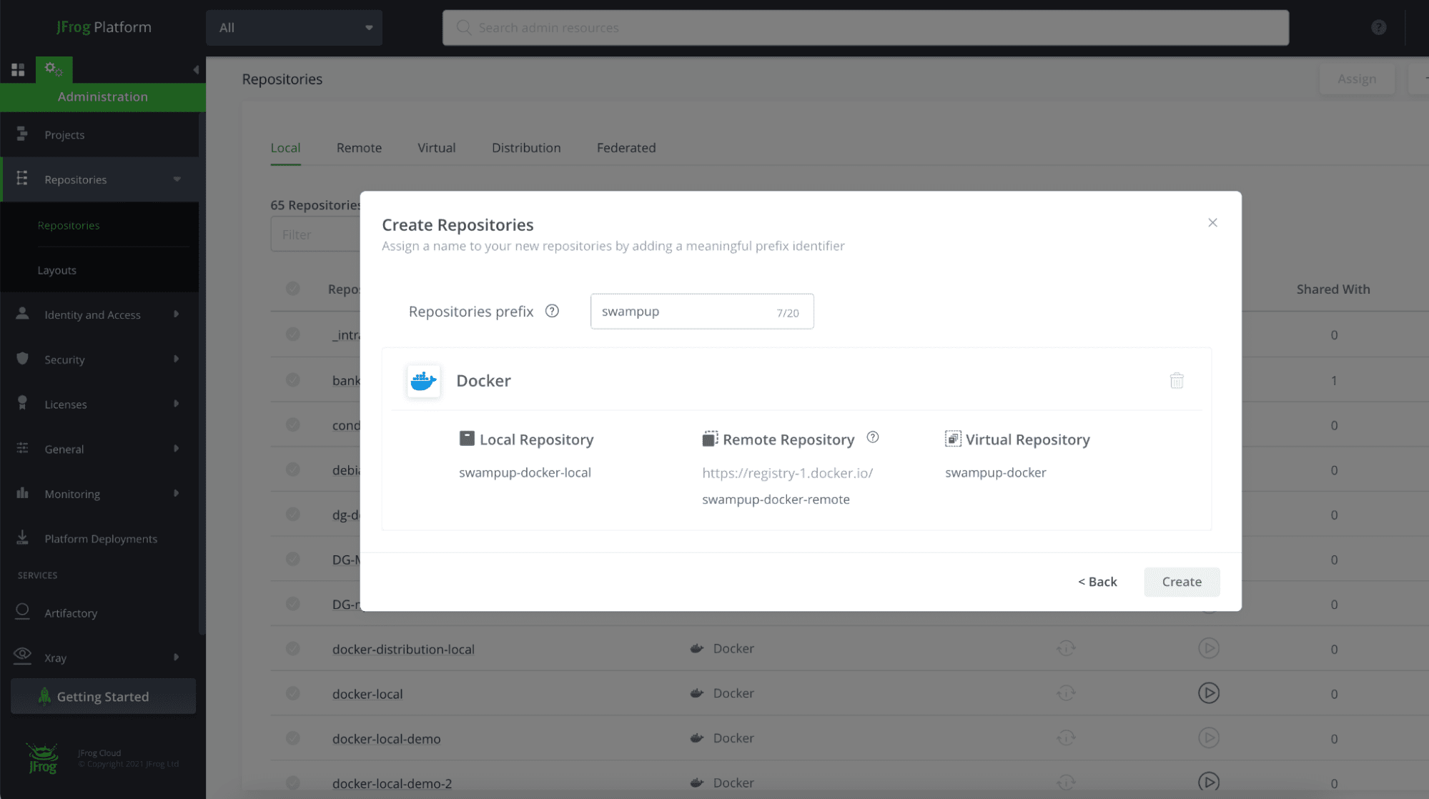 Artifactory Repository Browser