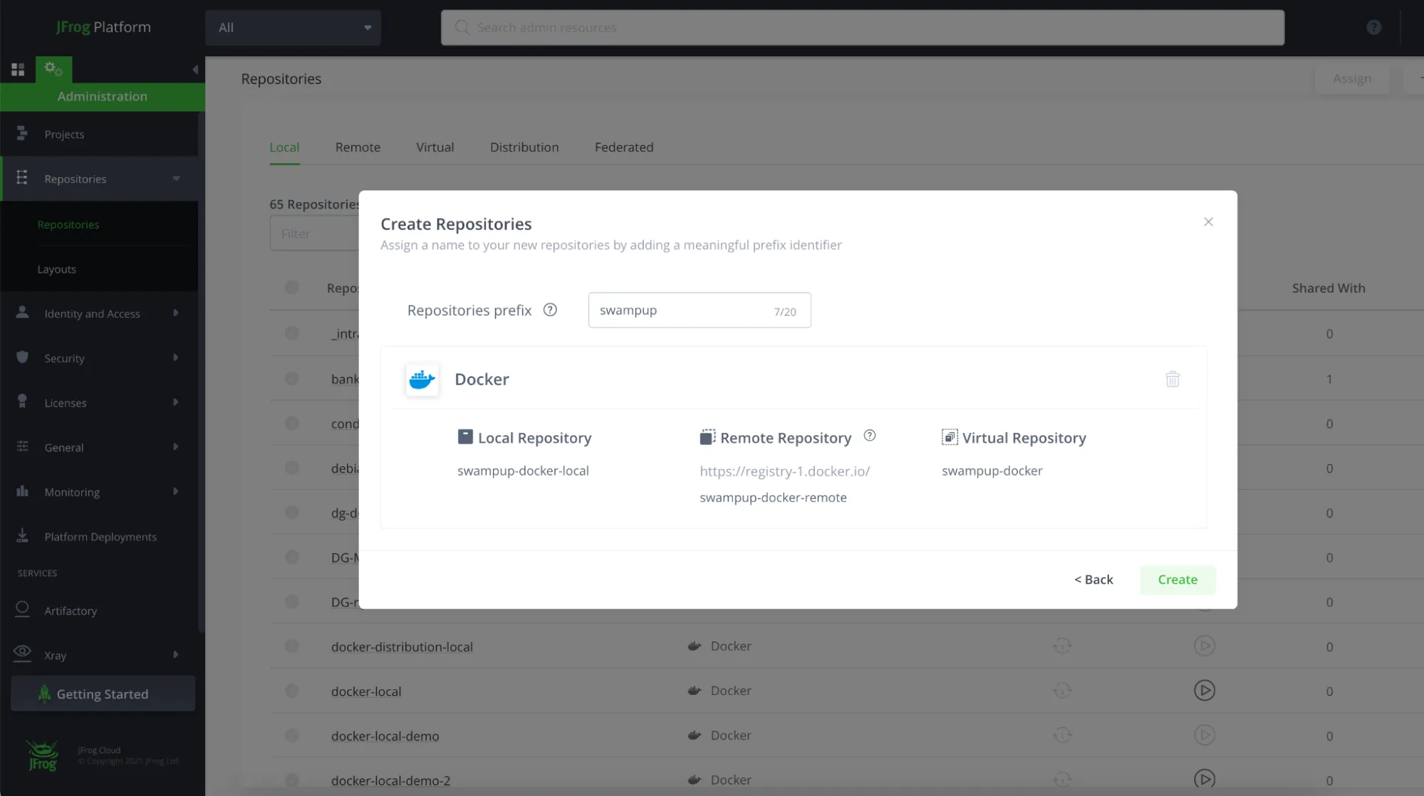 Artifactory Repository Browser
