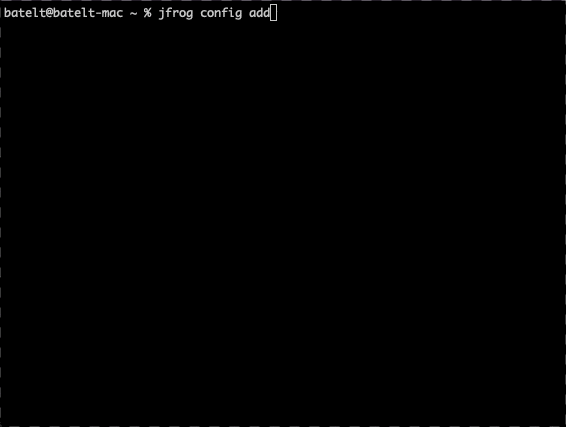 Configure Artifactory with JFrog CLI