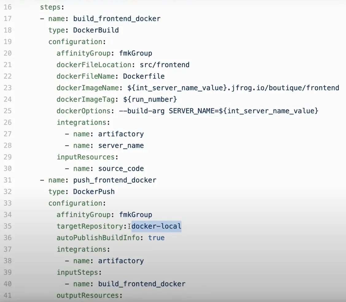 Partial build of the Docker image