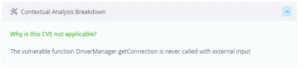 JFrog Xray Contextual Analysis for CVE-2022-21724