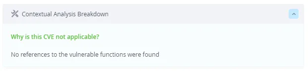 JFrog Xray Contextual Analysis for CVE-2022-23852