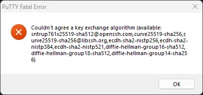 PuTTY 0.64 Fatal Error