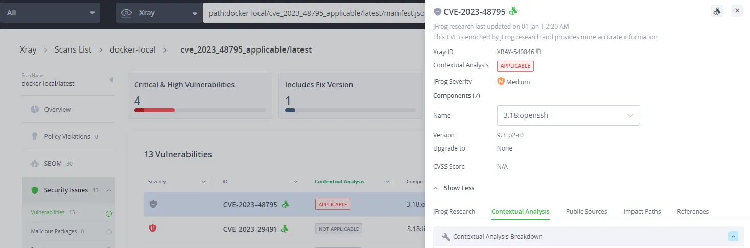 JFrog Xray Advanced Security