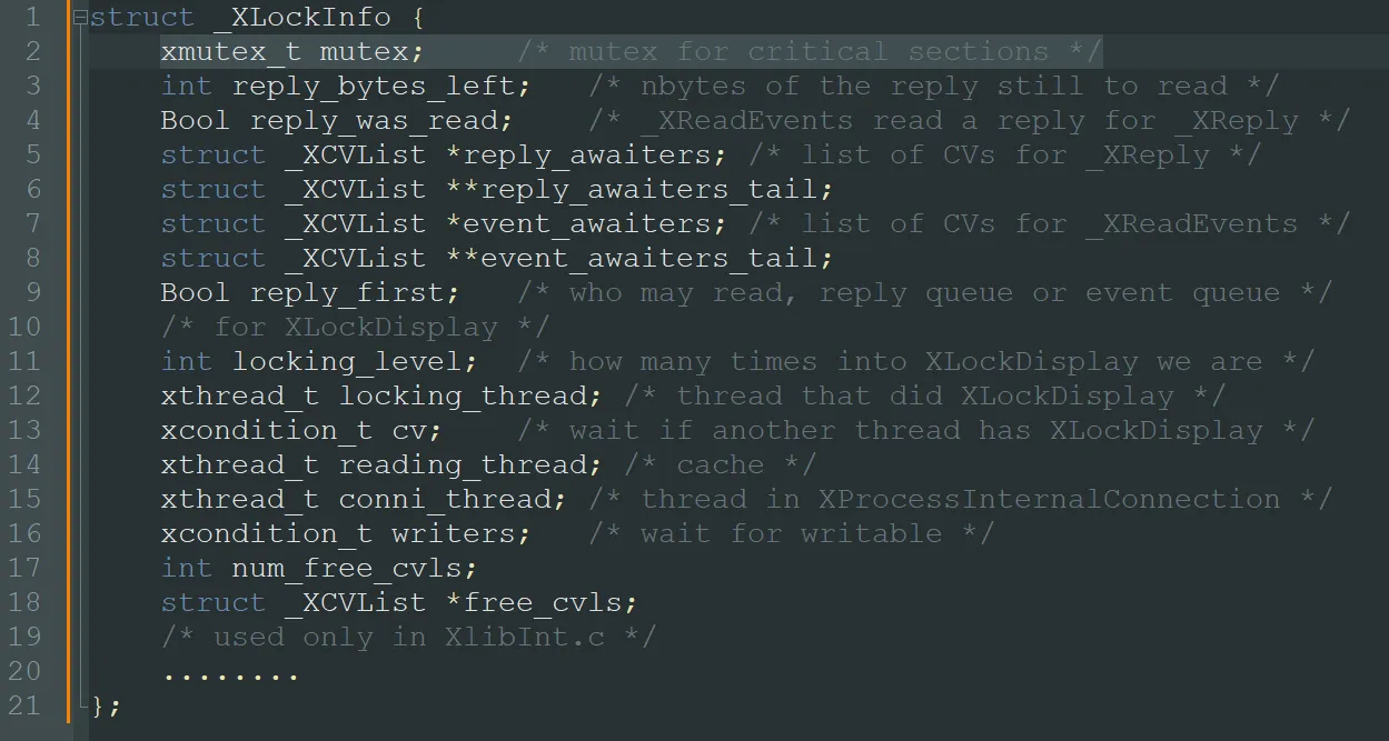 XLockInfo