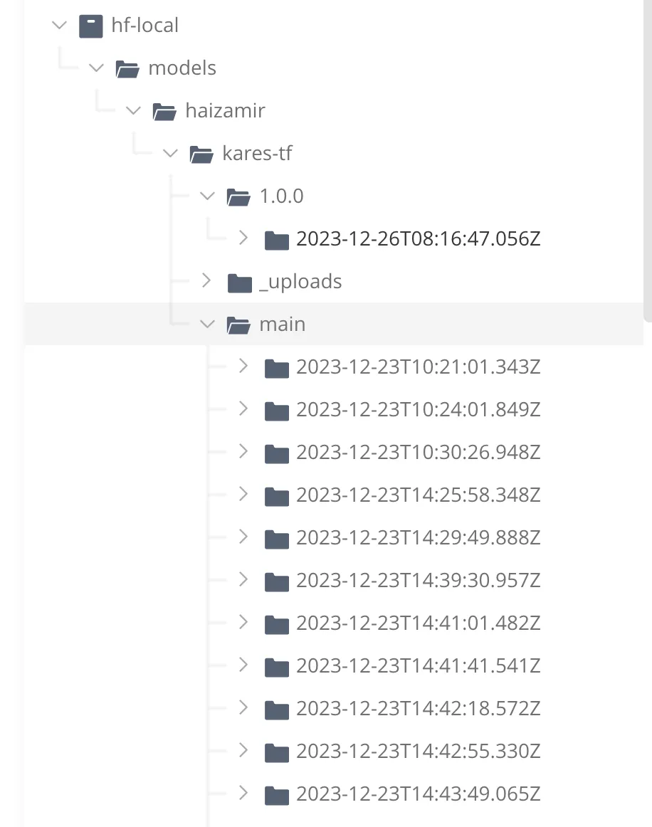 JFrog ML Model Version File