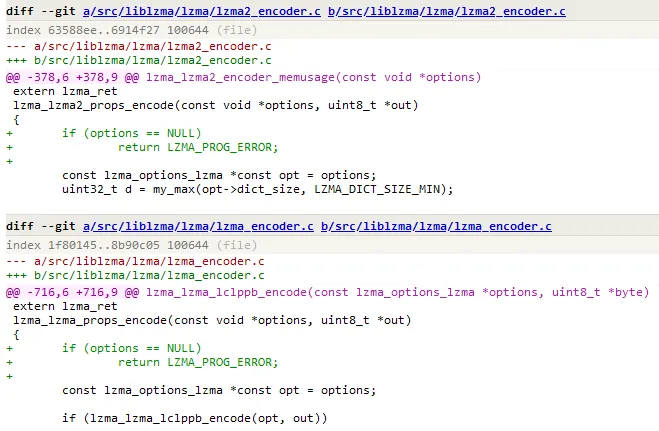 Add Parameter Validation to LZMA and LZMA2 encoders
