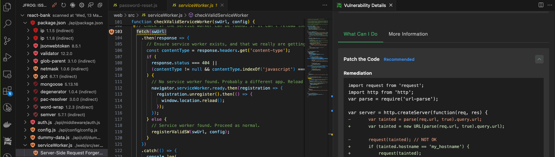 Preventing 0-Day Vulnerabilities using JFrog Advanced Security within the Developer IDE