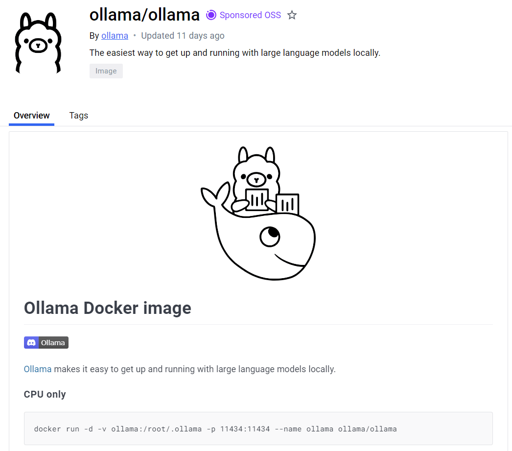 Example of a Legitimate Repository’s Documentation