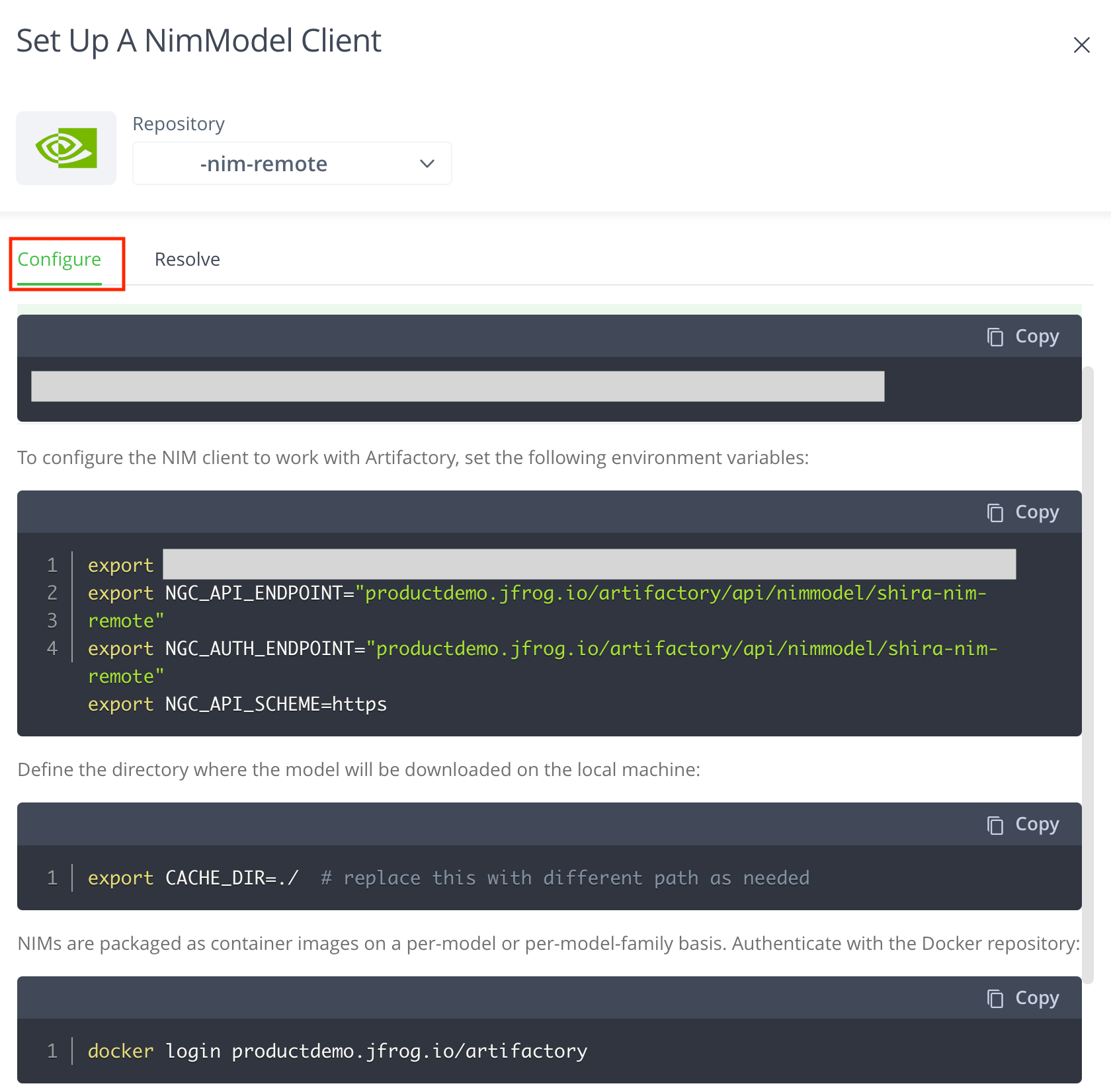 JFrog-NVIDA-NIM-image3