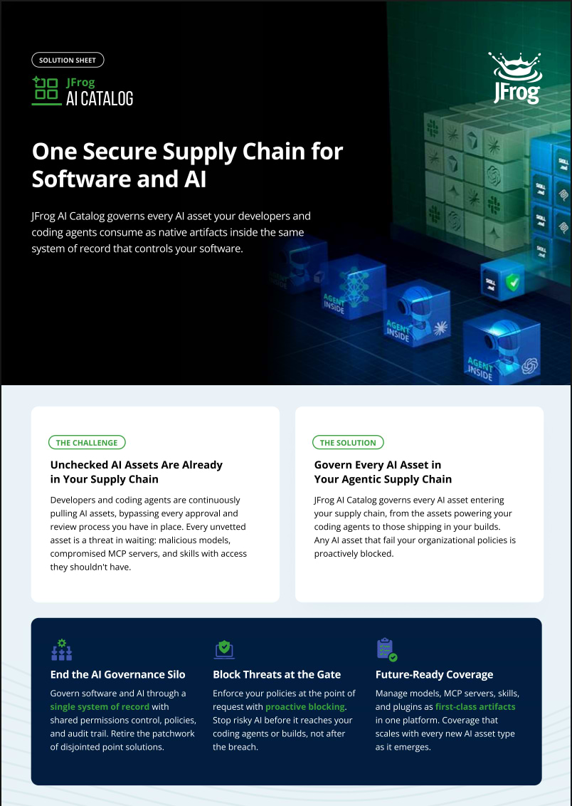 JFrog Solution Sheet - Curation Cover