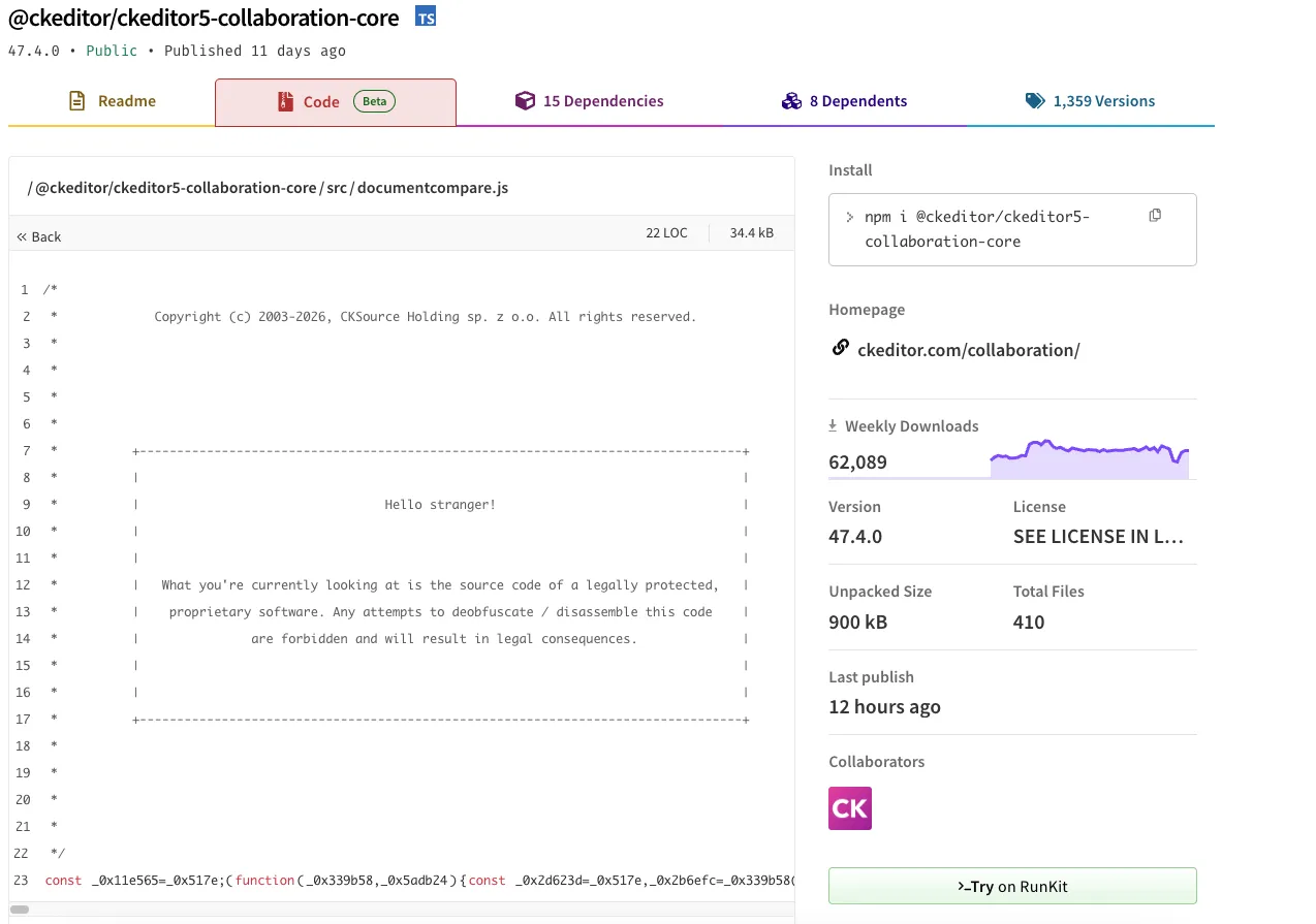 JFrog Obfuscated Packages - image17