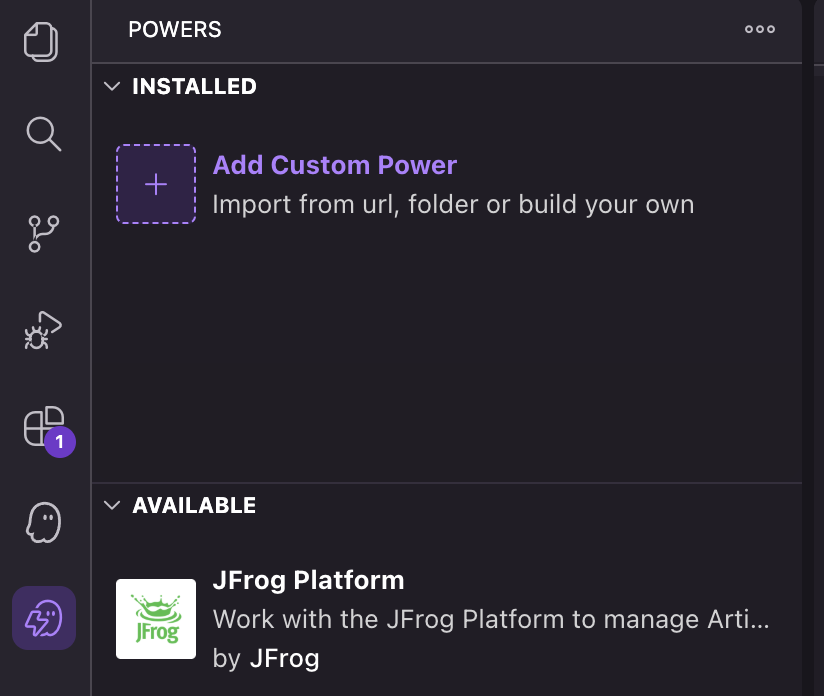 JFrog for Kiro - image3