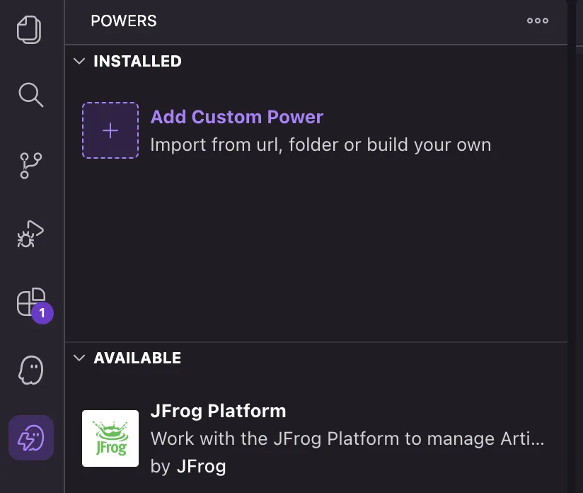 JFrog for Kiro - image3