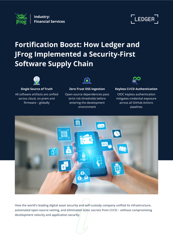 JFrog - Ledger Case Study - Cover 580x820