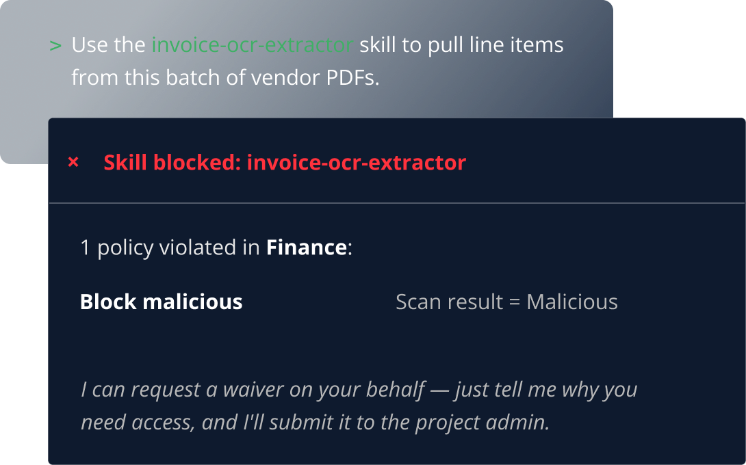 Enforce Approved AI Assets with Agent Guard