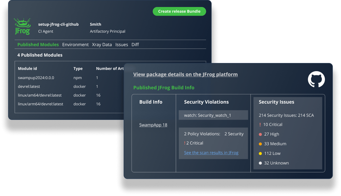 jfrog github 2