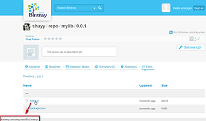 Download from Bintray