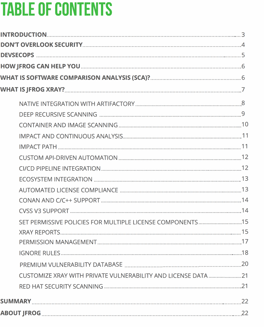 White Paper | OSS Software Composition Analysis | JFrog Xray