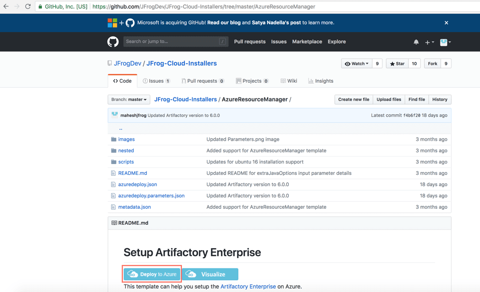 JFrog Cloud Installers