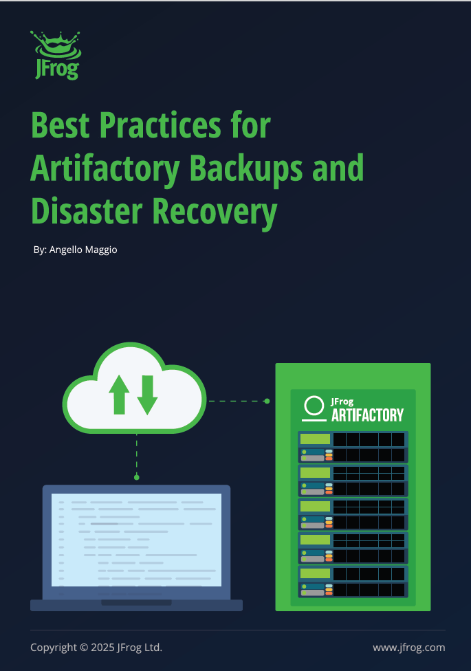 Best Practices for Artifactory Backup and Disaster Recovery - Screenshot
