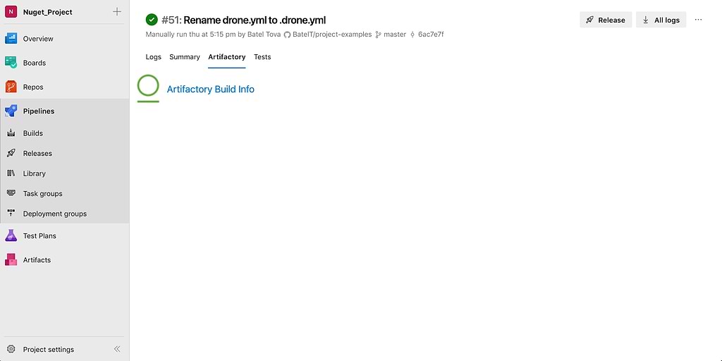 NuGet Package Management in Azure DevOps Build Pipelines | JFrog ...
