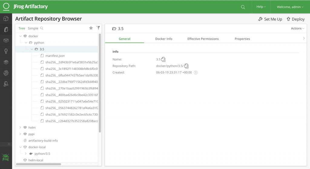 Artifact Repository Browser