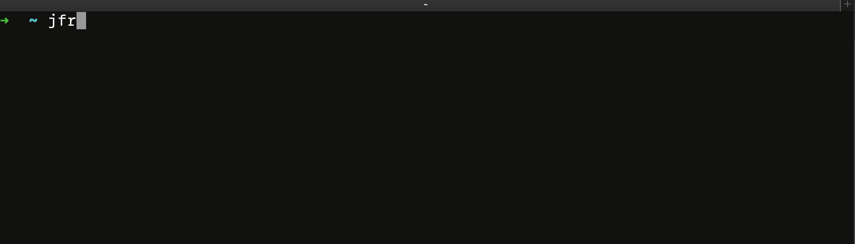 JFrog CLI Autocomplete zsh_completion