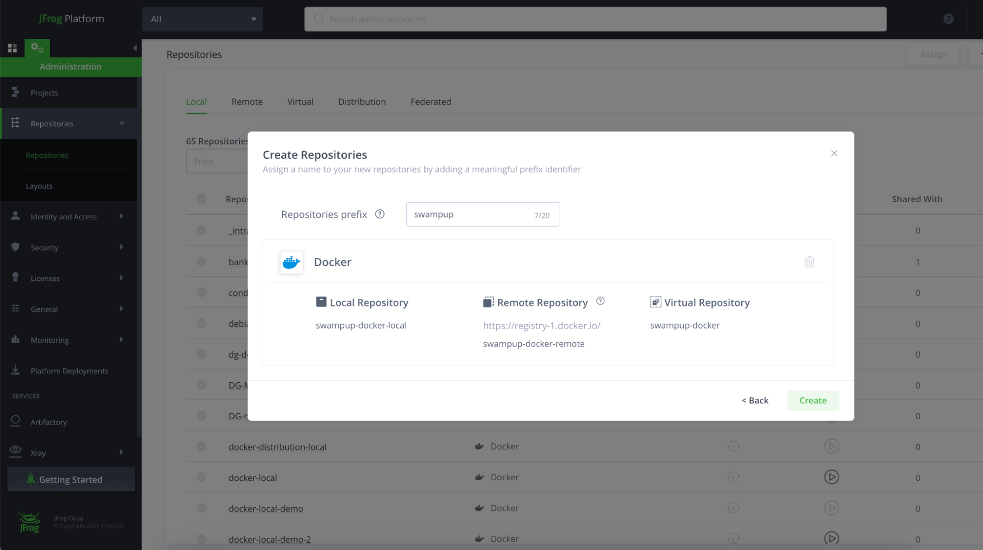 Artifactory Repository Browser