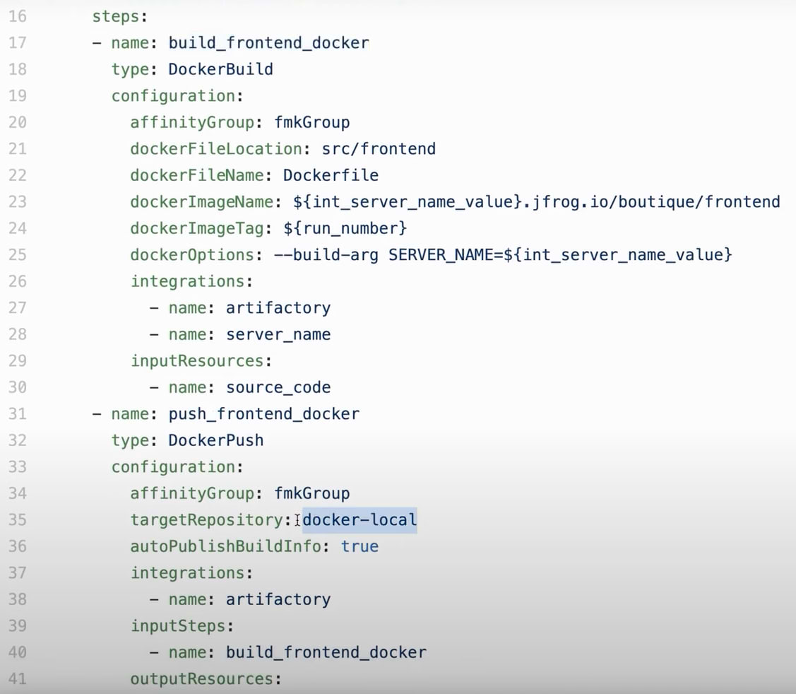 Partial build of the Docker image