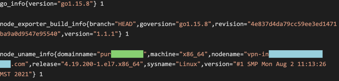 Prometheus code block