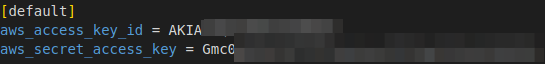 AWS credentials leaked