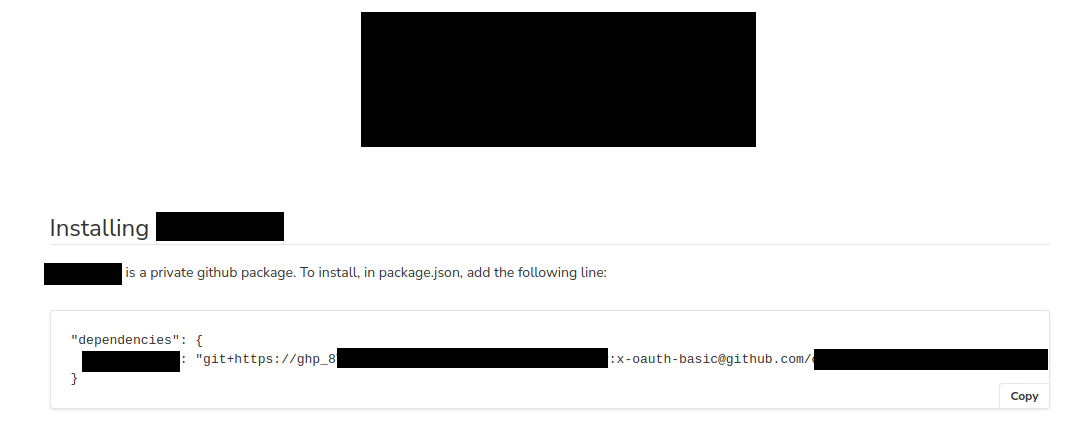 A GitHub token leaked in documentation