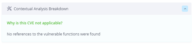JFrog Xray Contextual Analysis for CVE-2022-23852