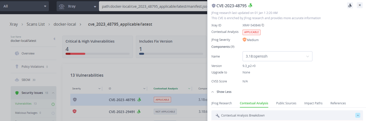 JFrog Xray Advanced Security