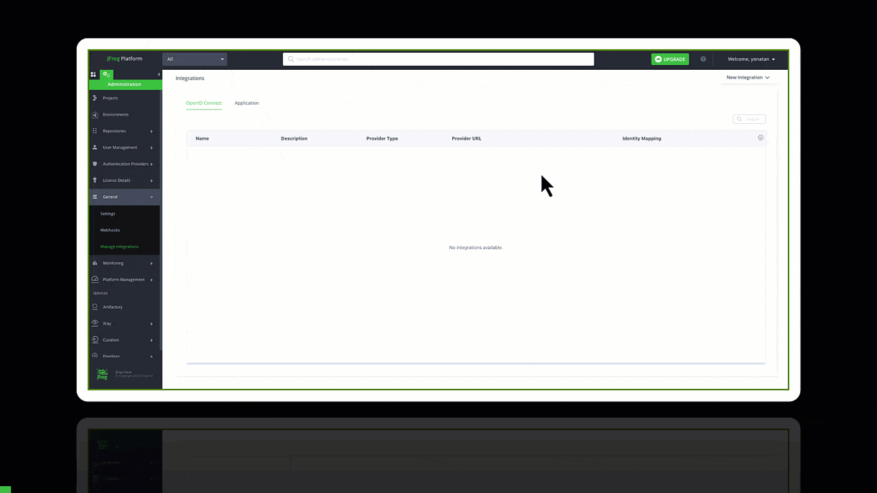 Creating a New GitHub OIDC Integration