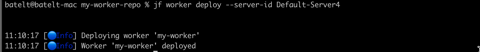 Manual deployment