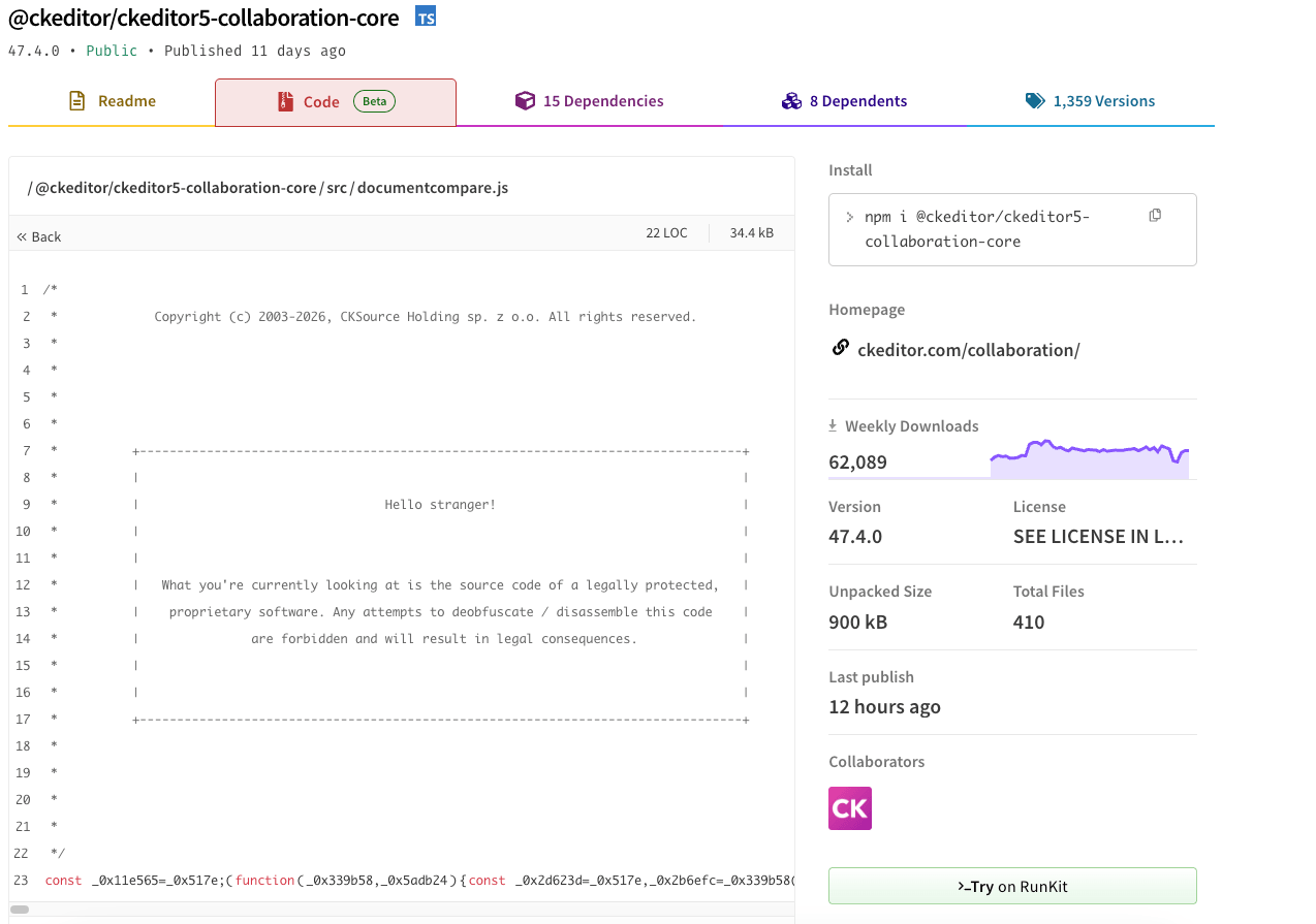 JFrog Obfuscated Packages - image17