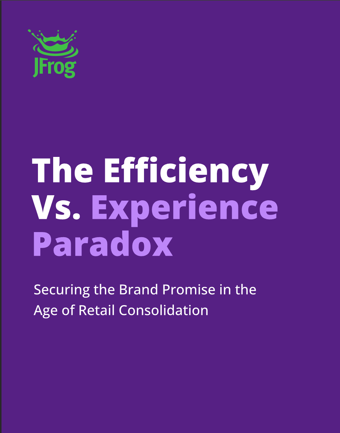 JFrog Retail Executive Brief - Cover