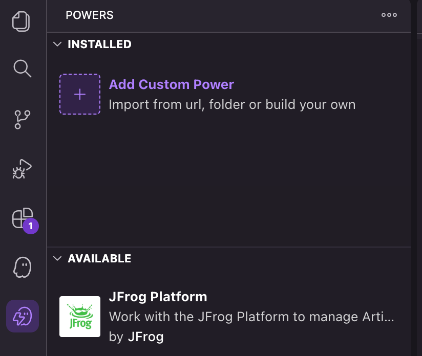 JFrog for Kiro - image3
