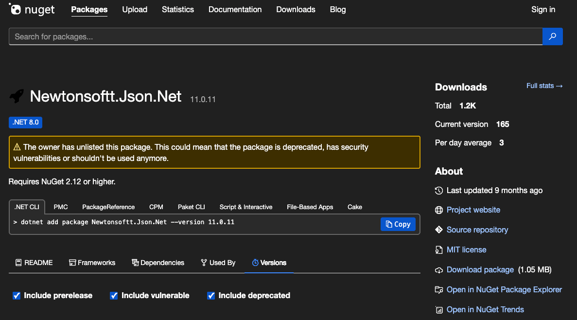 NuGet typesquat attack - image7
